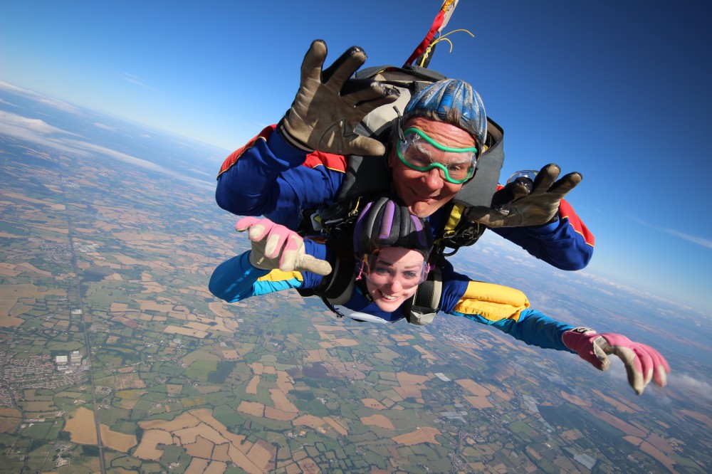 Tandem skydive for Cornwall.