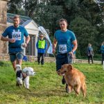 Runners with dogs