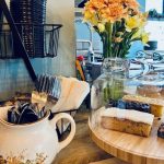 Coffee and cakes at the reading room.