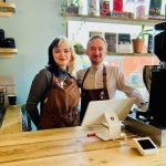 Gary and Fern who manage the shop.