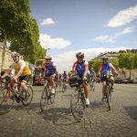 Cyclists in Paris