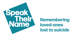 Speak their name logo