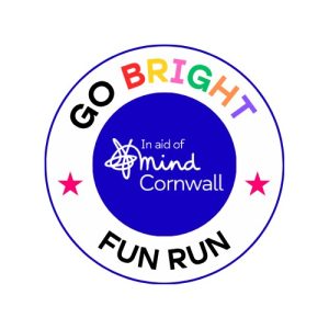 Go Bright Fun Run medal design