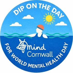 Dip on the day pin badge design