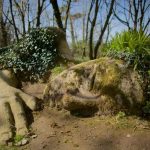 A giant sculpture at Heligan